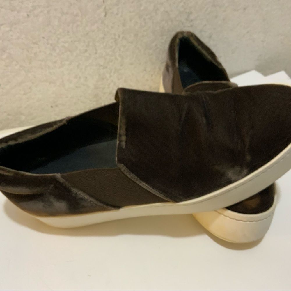 Vince Warren Platform velvet brown Sneakers size 8 - Picture 4 of 13